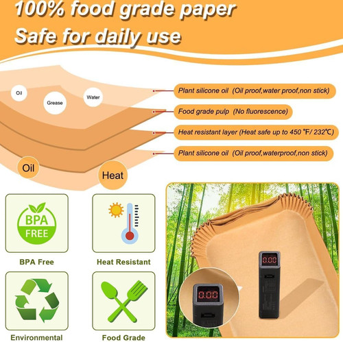 100pcs air fryer liners for - 100pcs,