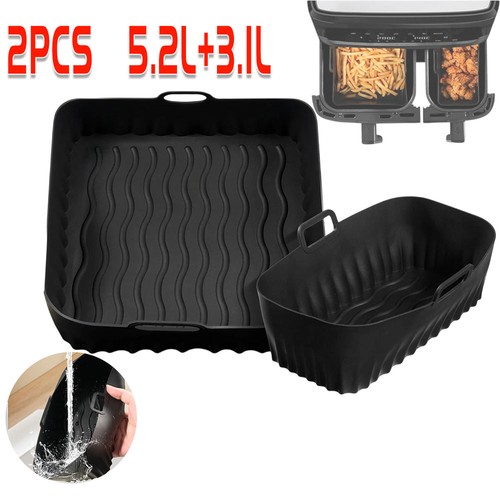 2pcs silicone air fryer liners - silicone,
