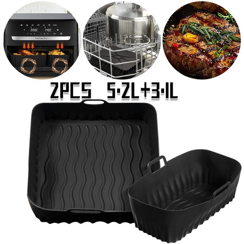 2pcs silicone air fryer - 2pcs,