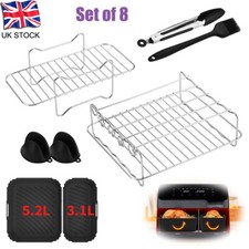 8Pcs Silicone Air Fryer