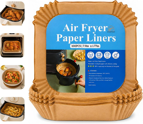 Air fryer paper liners - air, 8