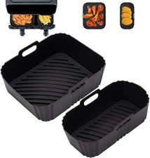 2Pcs Silicone Air Fryer Liners