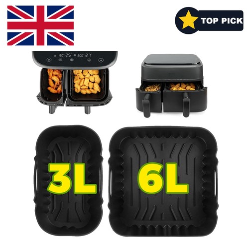 Black silicone air - silicone, fryer