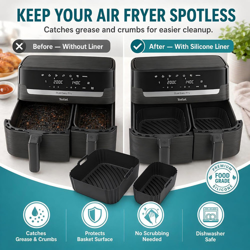 Silicone air fryer liners - silicone, for
