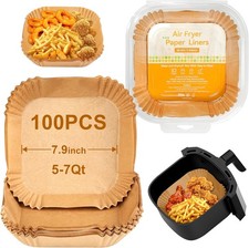 100X Square Air Fryer Liners