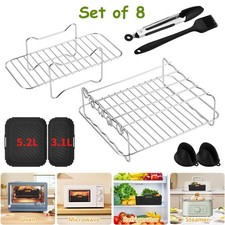 8x Air Fryer Accessories Rack