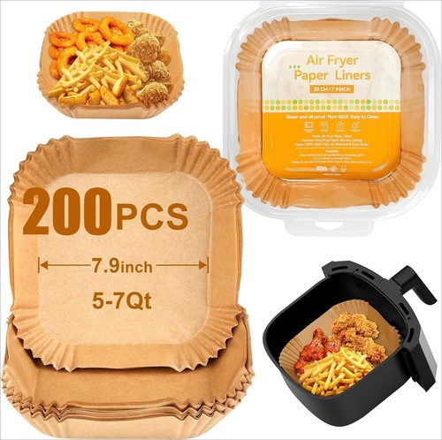 200x square air - fryer, liners
