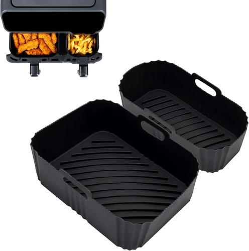 2pcs silicone air fryer liners - 2pcs,