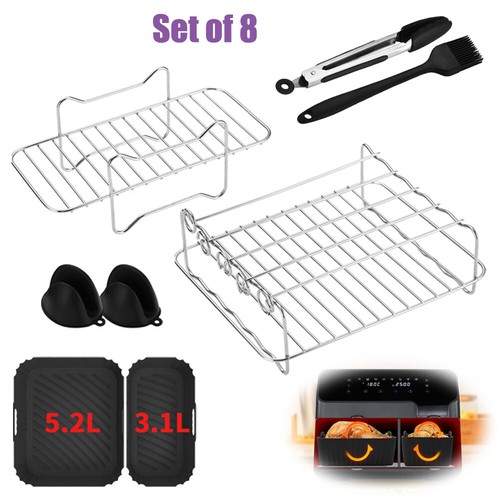 Air fryer accessories rack - 8x,