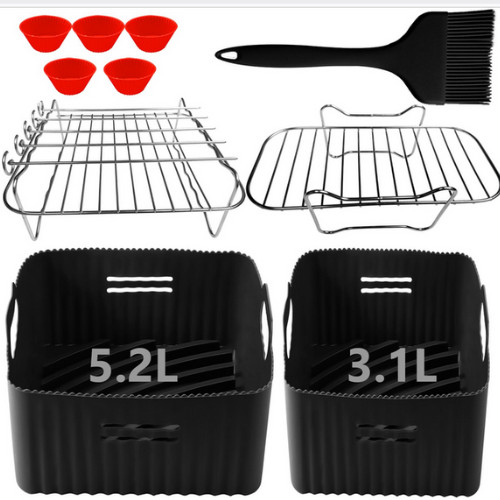 Dual air fryer liners - dual, for